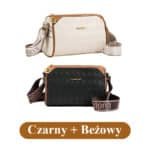 👜 Modna damska torebka na ramię w romby - obrazek 11